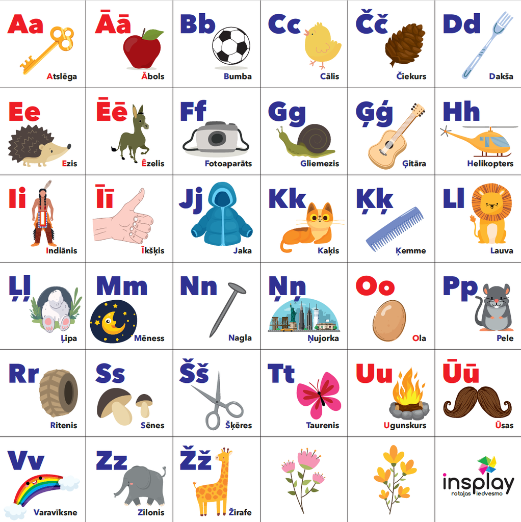 TTS Bee-Bot Alfabēta paklājiņš